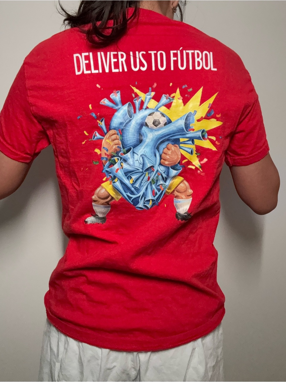 DoorDash Official Merchandise 2026 FIFA World Cup Red and Blue T-Shirt